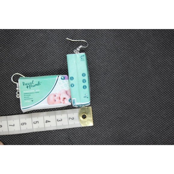 Mini Brands/ Rascal & Friends Diaper earrings - Picture 10 of 10